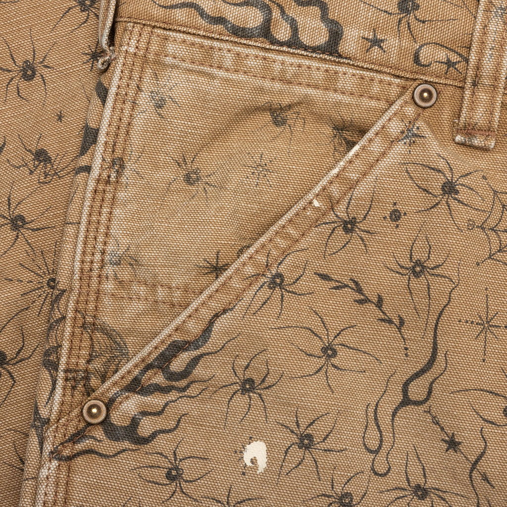 Saint Michael X DrWoo Mx6 Double Knee Pants Beige