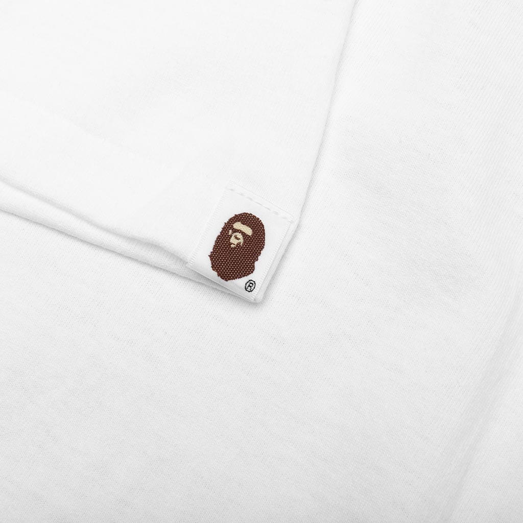 Hand Draw Pattern Tee White