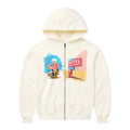 One Of These Days "Mornings First Remark" Zip-Up Hoodie - Bone