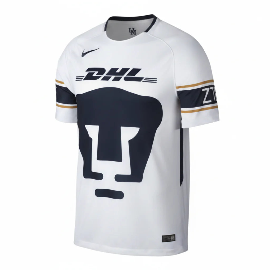 Nike Pumas Home Jersey 17 White Gold