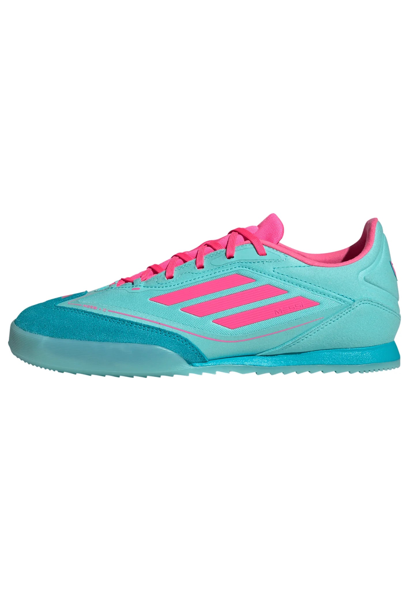 adidas F50 Messi Freestyle Indoor Boots Aqua Pink