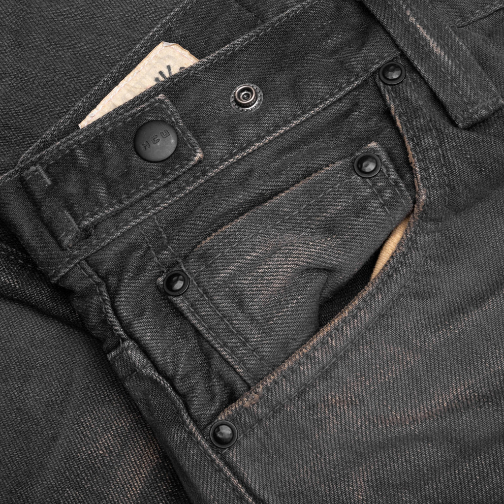 Edo Straight Jean Worn Black