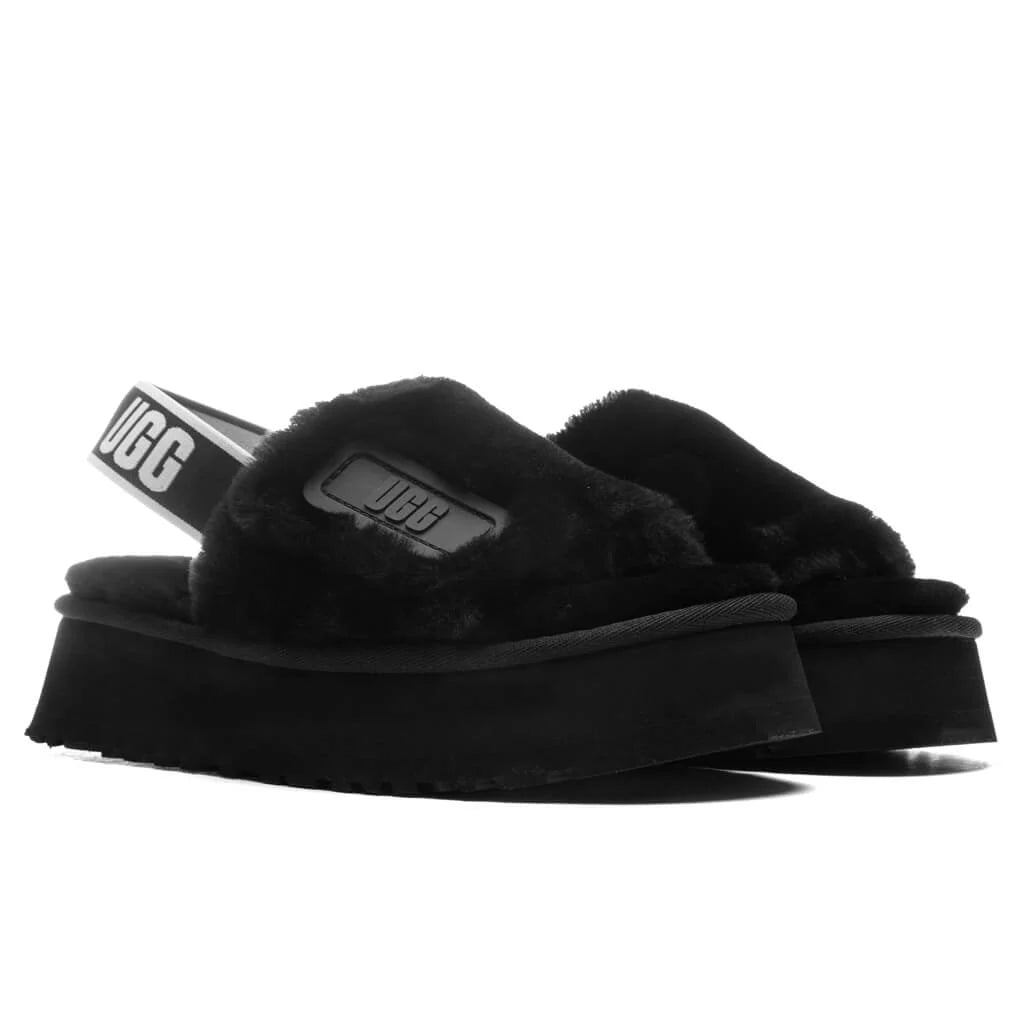Womens Disco Slide Black