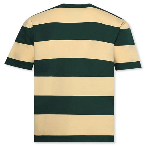 Maxi Stripe T Shirt Emerald Yellow