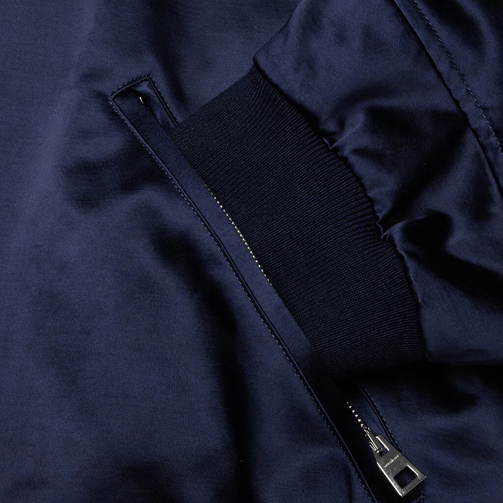 Couture Seam Bomber Navy