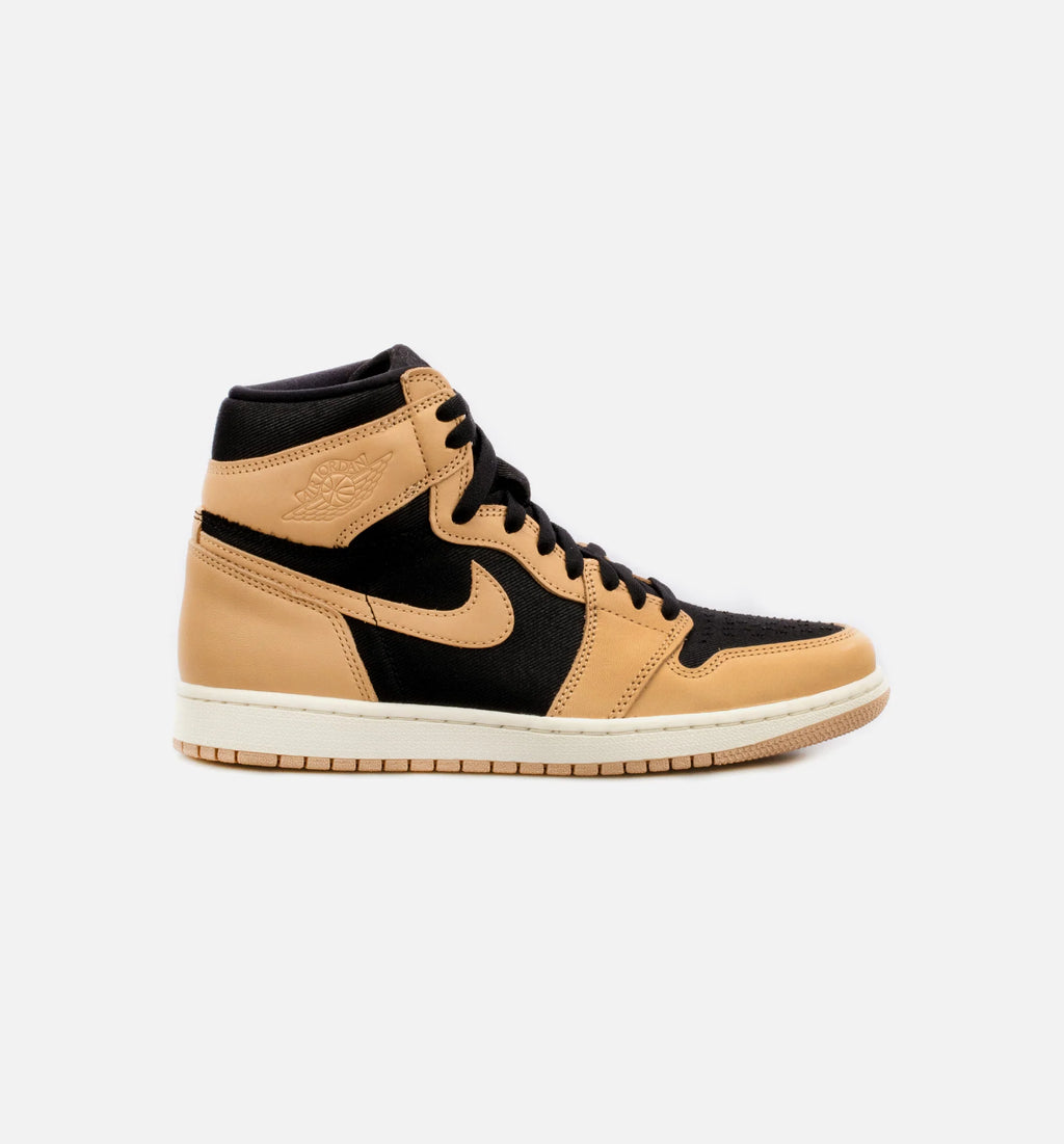 Air Jordan 1 High OG Heirloom Mens Lifestyle Shoe Beige Black