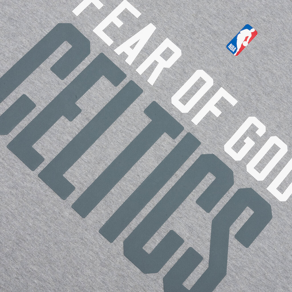 Fear of God Essentials x NBA Celtics 90s Tee Concrete Heather