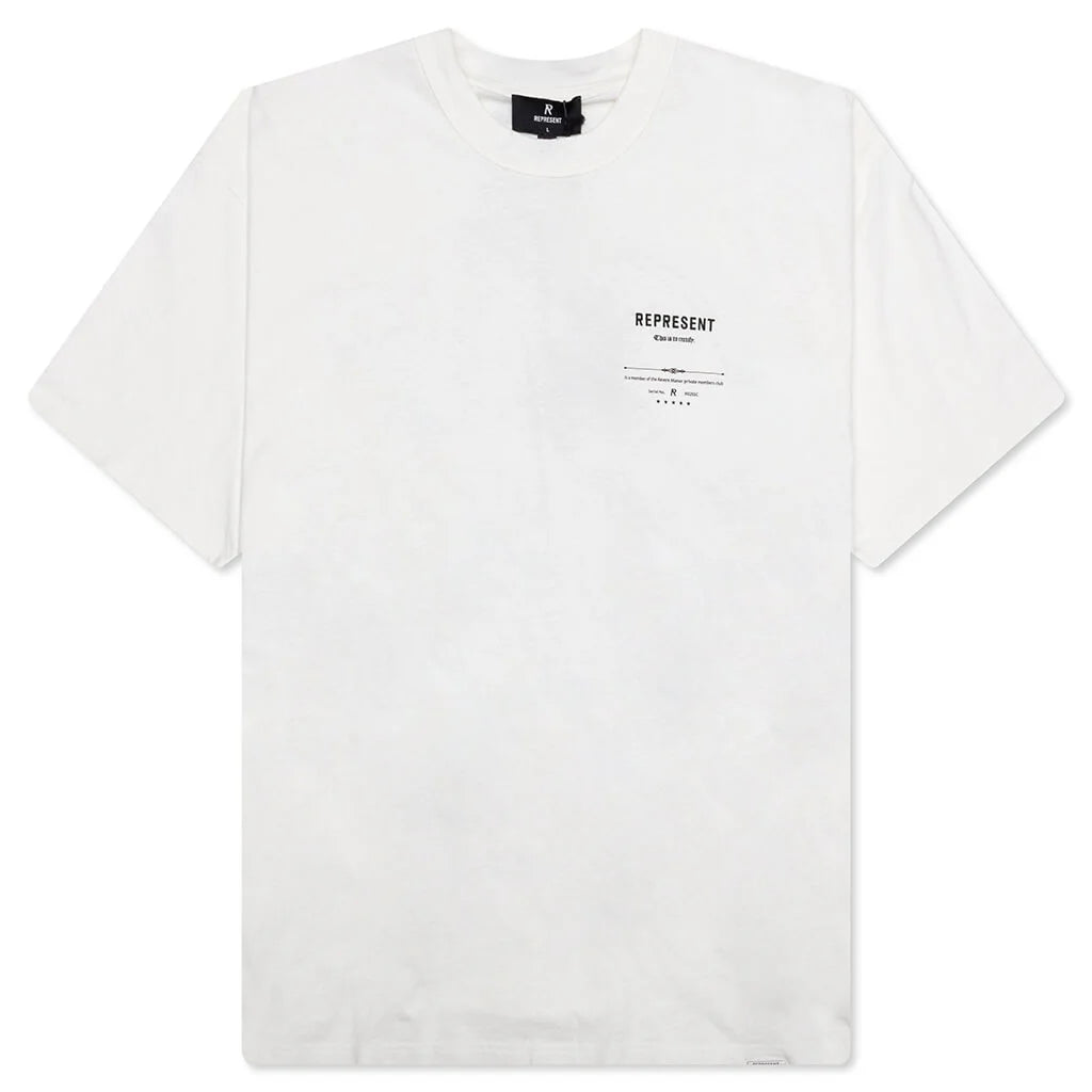 Revere Manor T Shirt Aged White