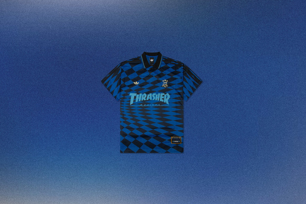 adidas Originals x Thrasher x AFA Argentina Jersey Black Blue
