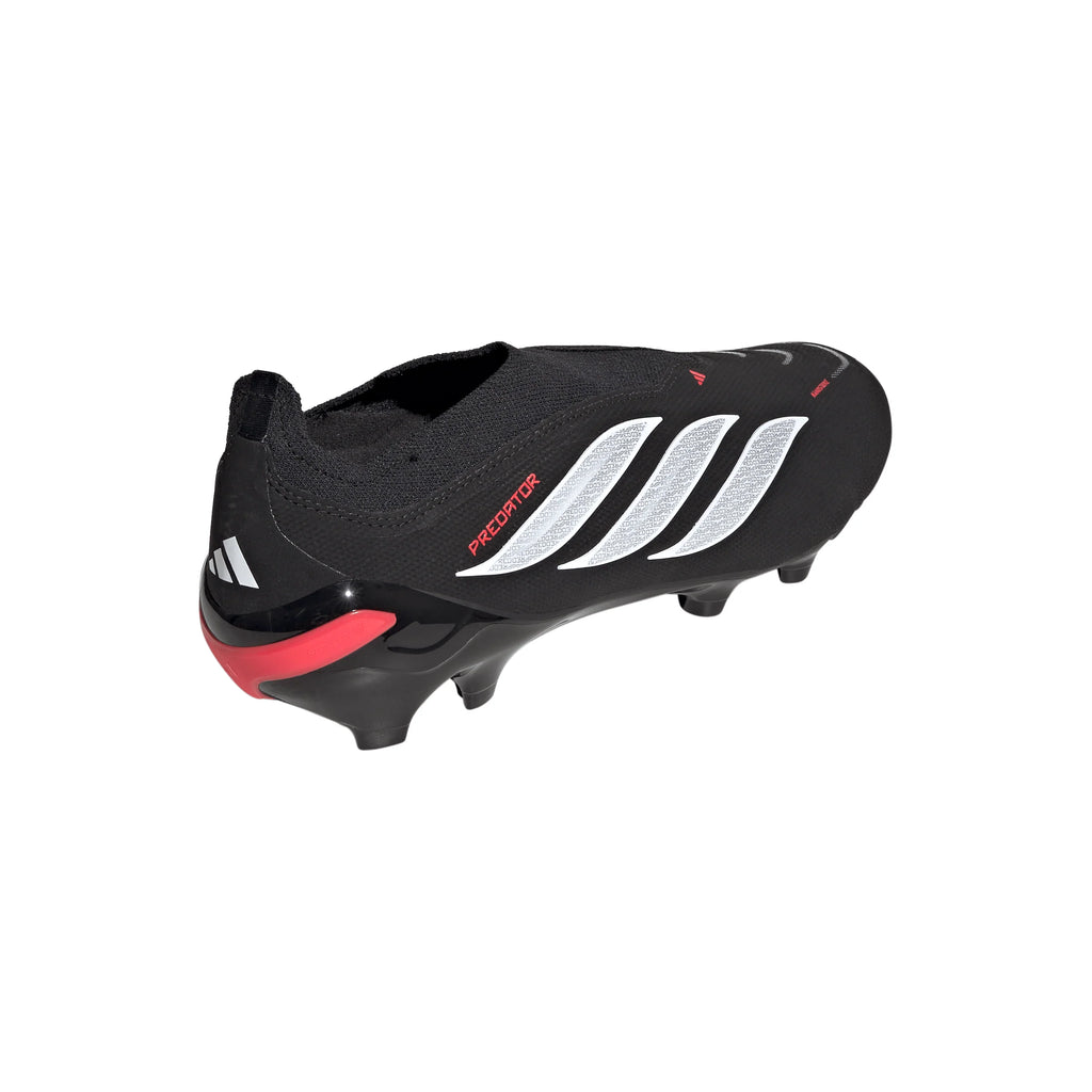 adidas Predator League Laceless FG Firm Ground Mens Soccer Cleats Black White