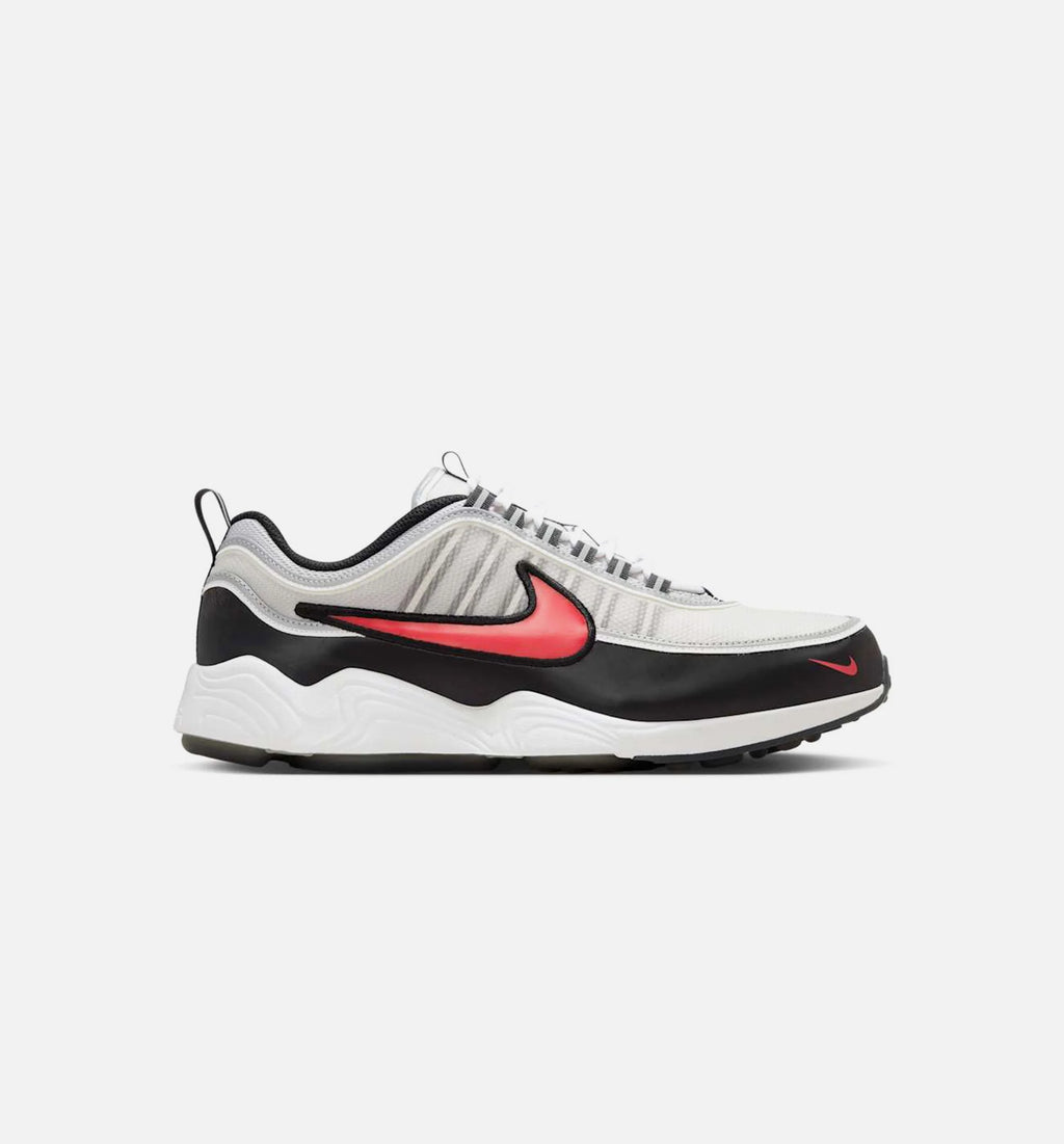 Air Zoom Spiridon Mens Lifestyle Shoe Metallic Silver Sport Red Black White