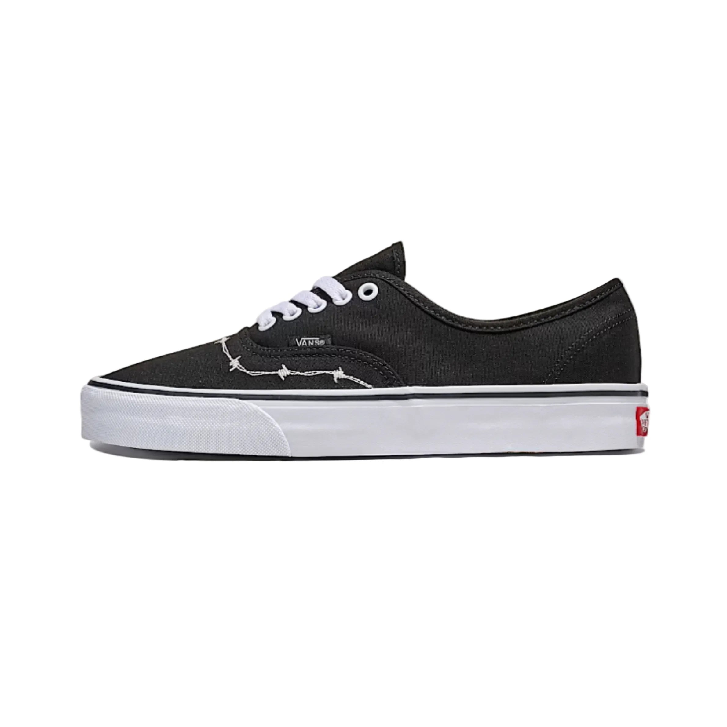 Men's Vans Authentic Barbed - "Black/White"