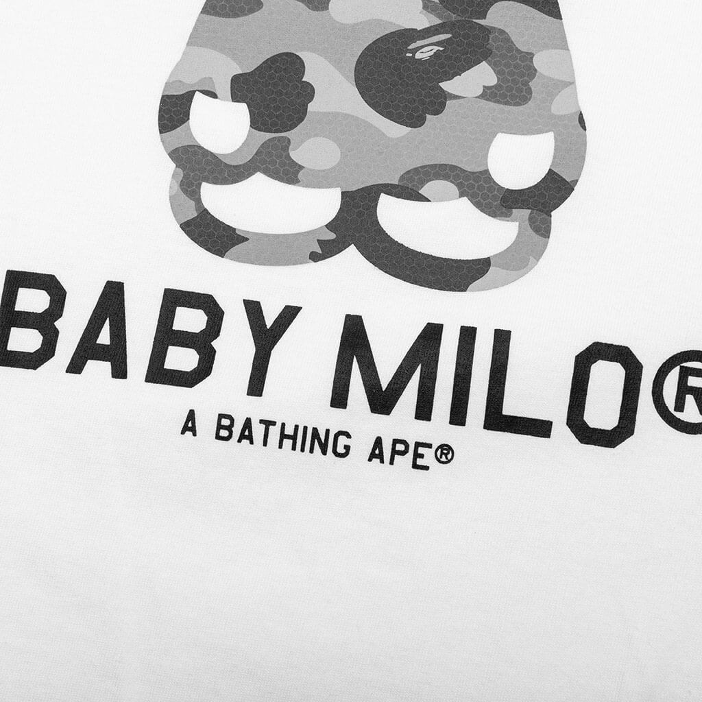 Honeycomb Camo Baby Milo Tee White Grey