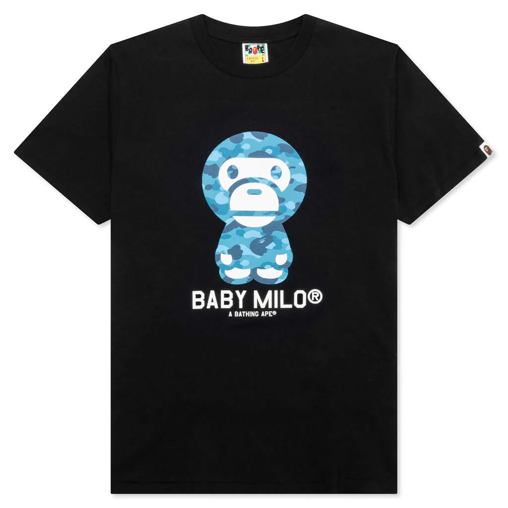 Honeycomb Camo Baby Milo Tee Black Blue