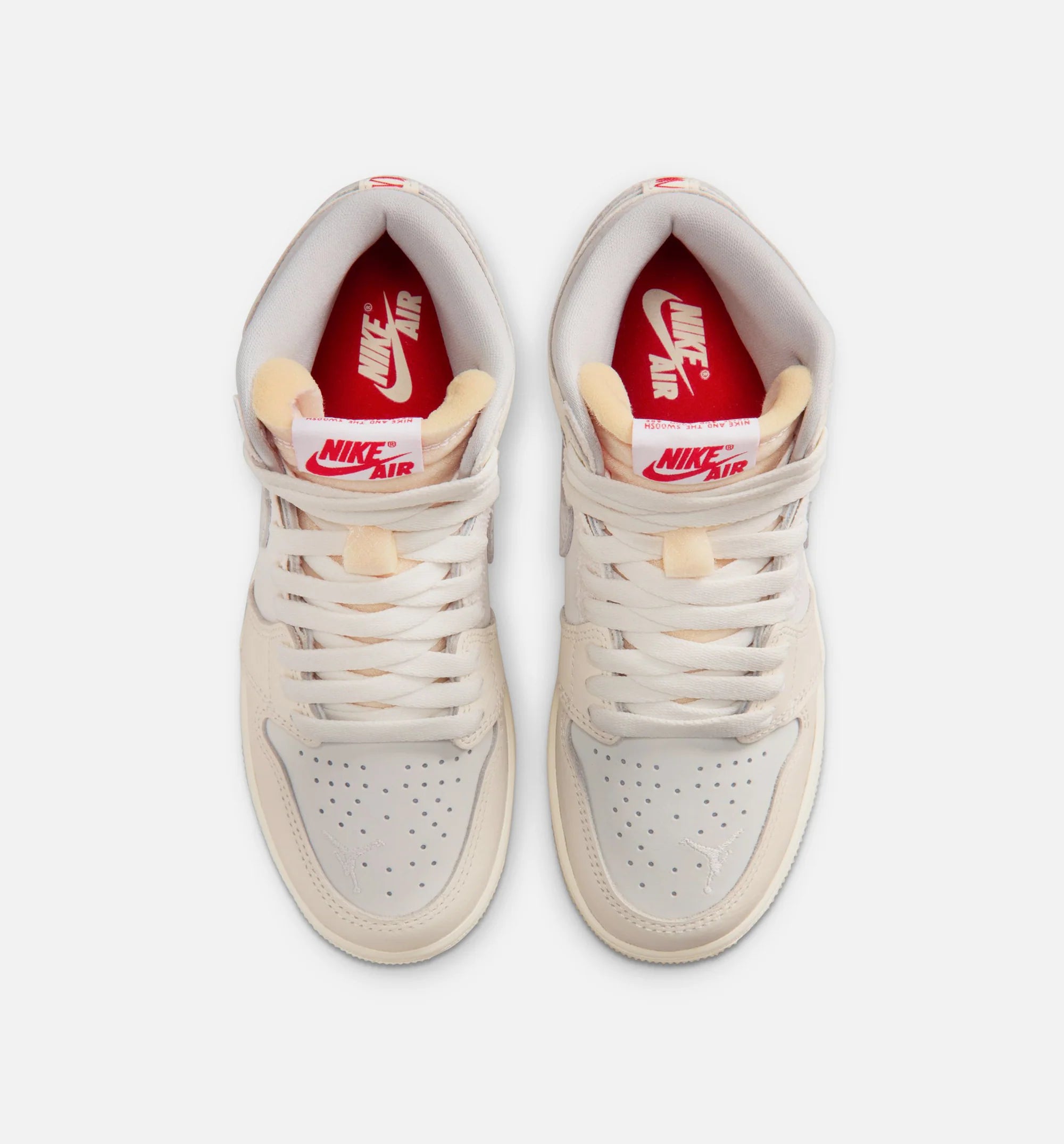 Air Jordan 1 Retro High OG Sail Grade School Lifestyle Shoe Sail University Red Pale Ivory Coconut Milk Phantom