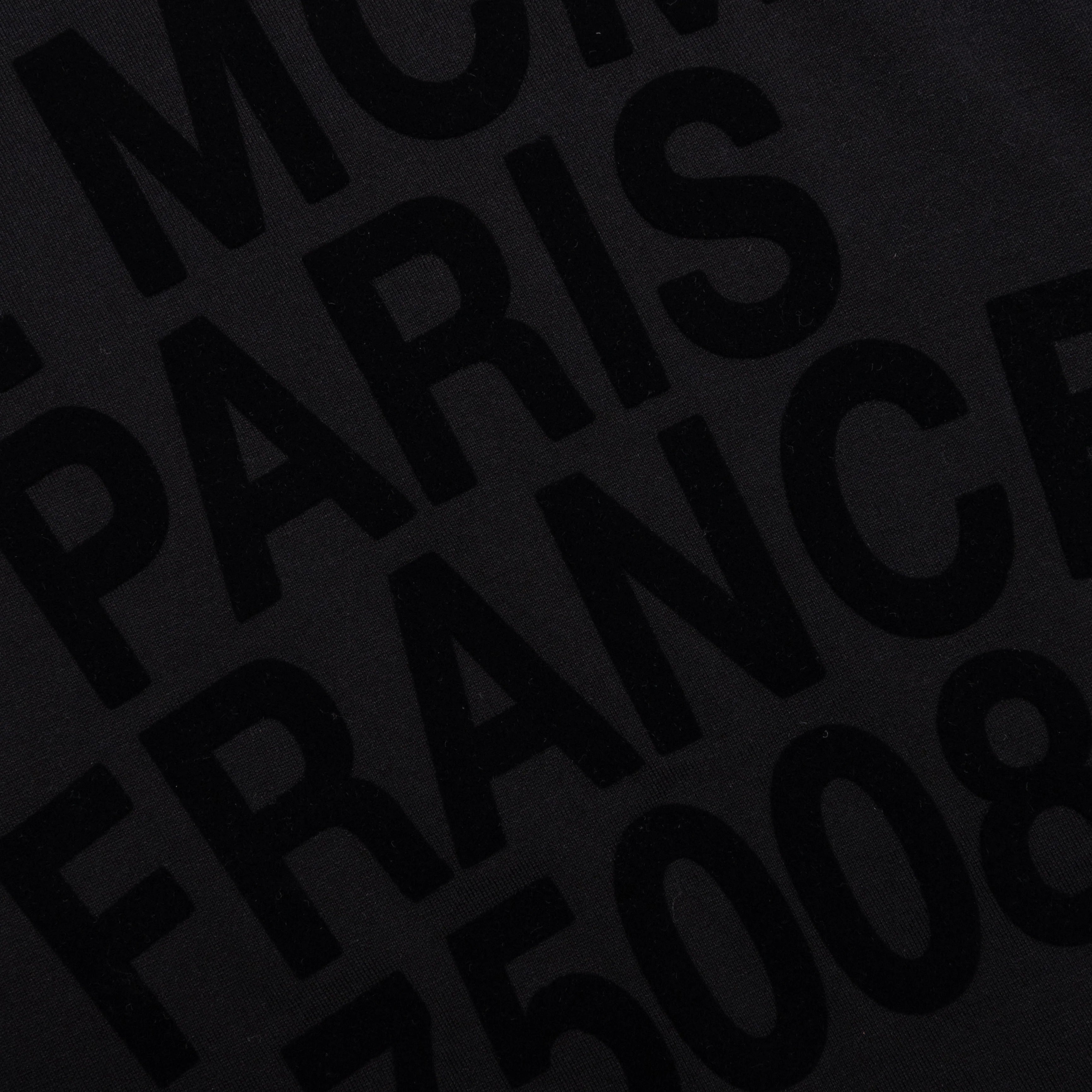 Boxy Fit T Shirt Black
