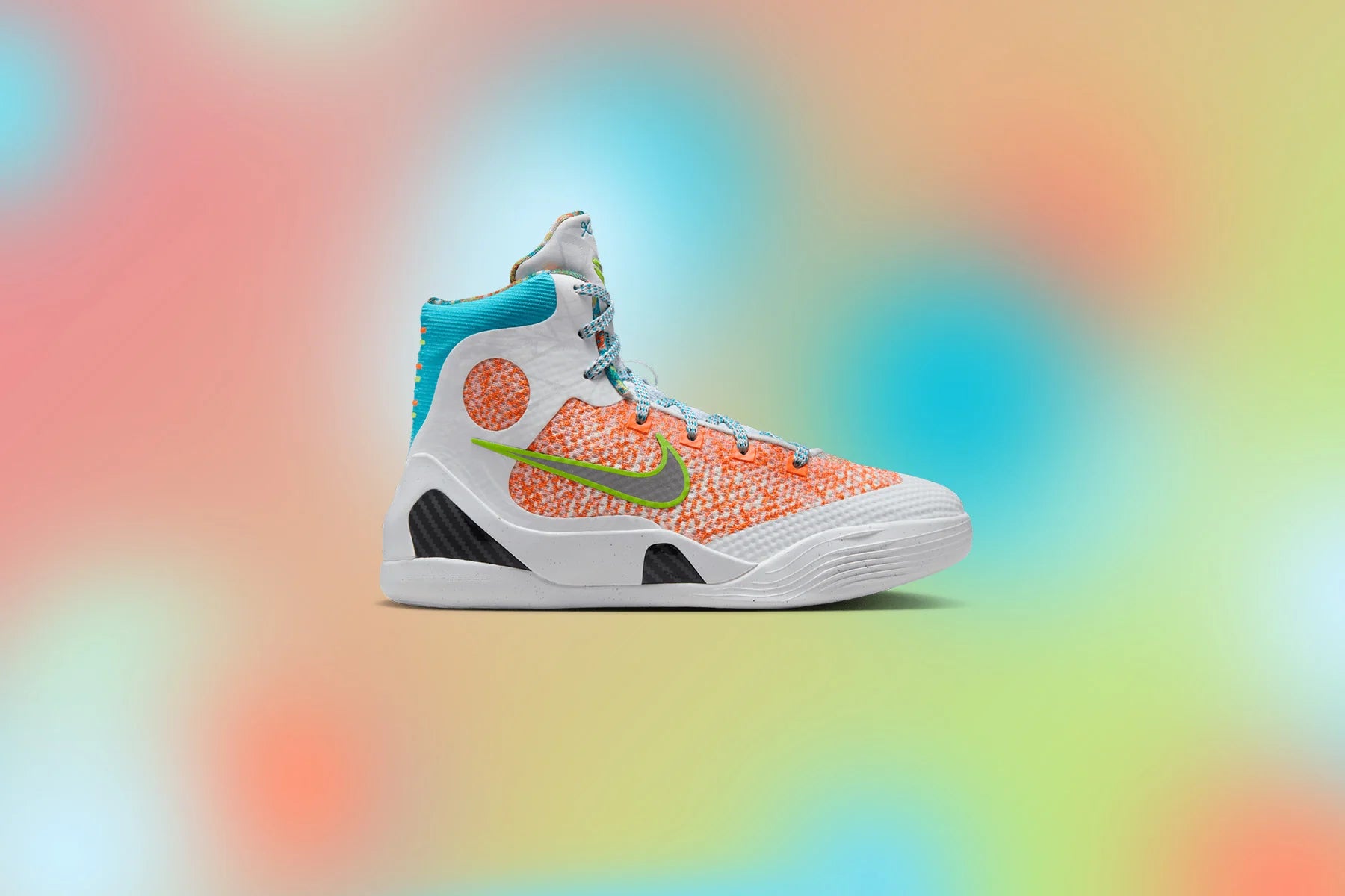 Kobe IX Elite High Protro What The Kobe GS White Chlorine Blue Black