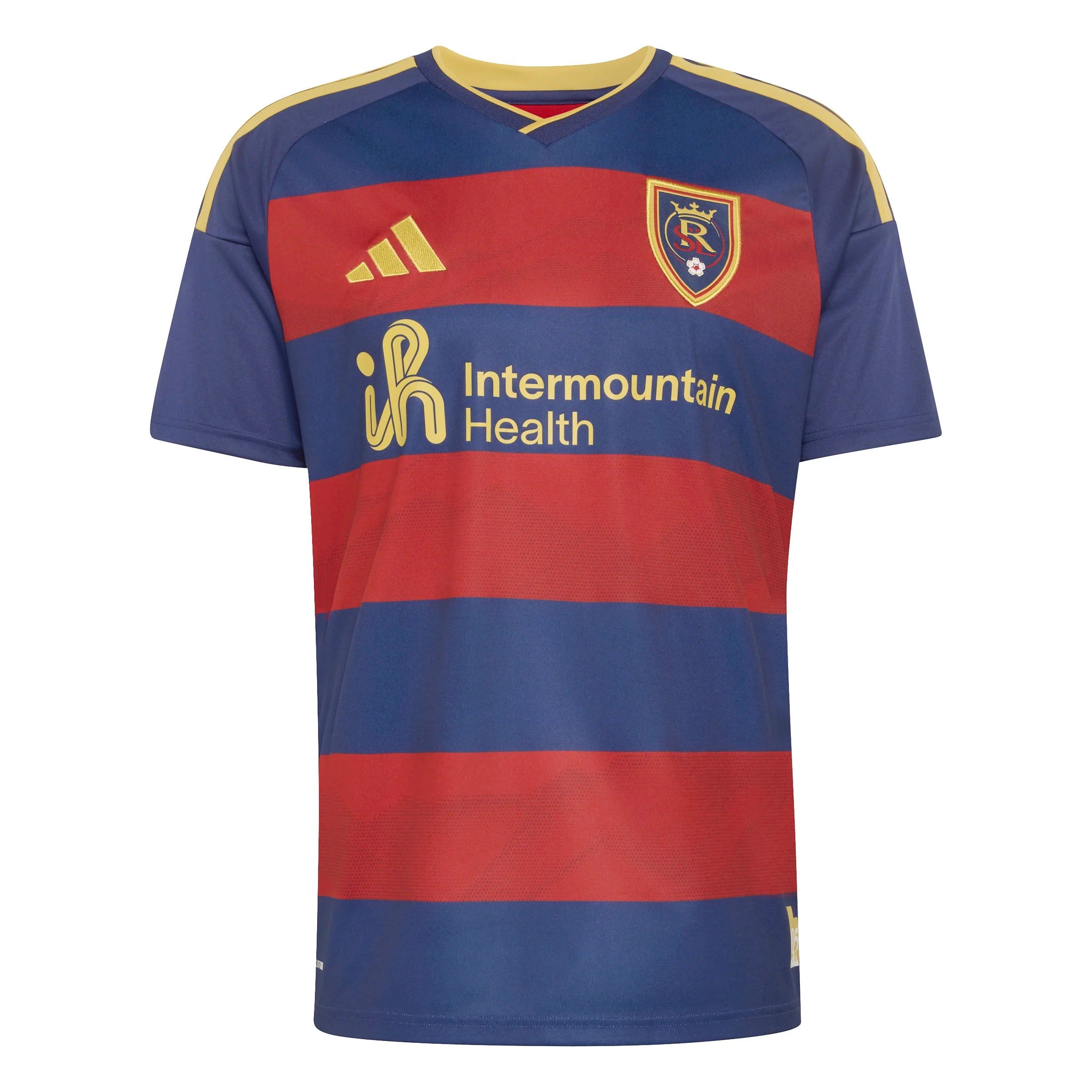 adidas Real Salt Lake Home Mens Soccer Jersey 26 27 Red Blue