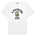 ABC Camo College Tee White Green