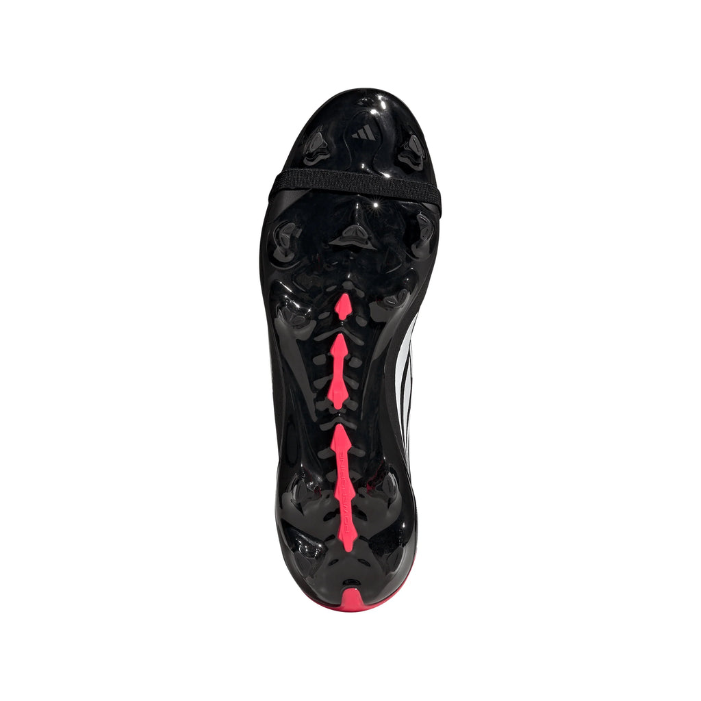 adidas Predator League Fold Over Tongue FG Firm Ground Mens Soccer Cleats Black White