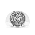 Coin Ring 925 Sterling Silver