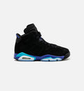Air Jordan 6 Retro Aqua Grade School Lifestyle Shoe Black Aquatone Bright Concord