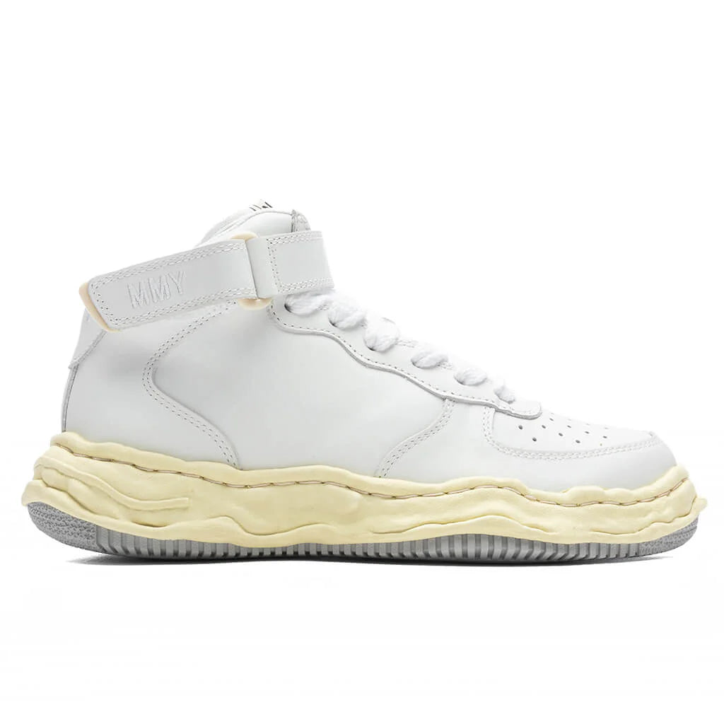 Wayne Vintage Color Sole Leather High White