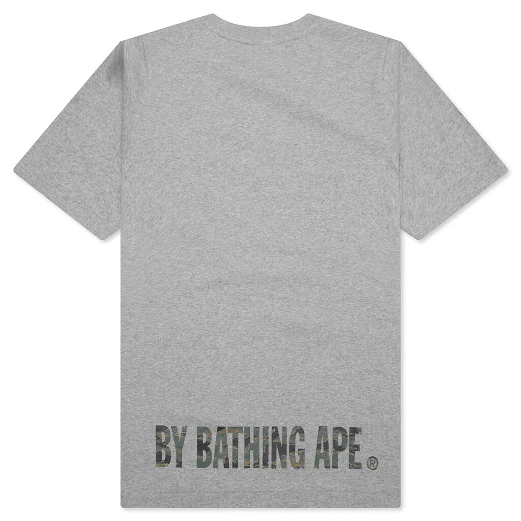 Womens Ape on Bapesta Tee Grey Green