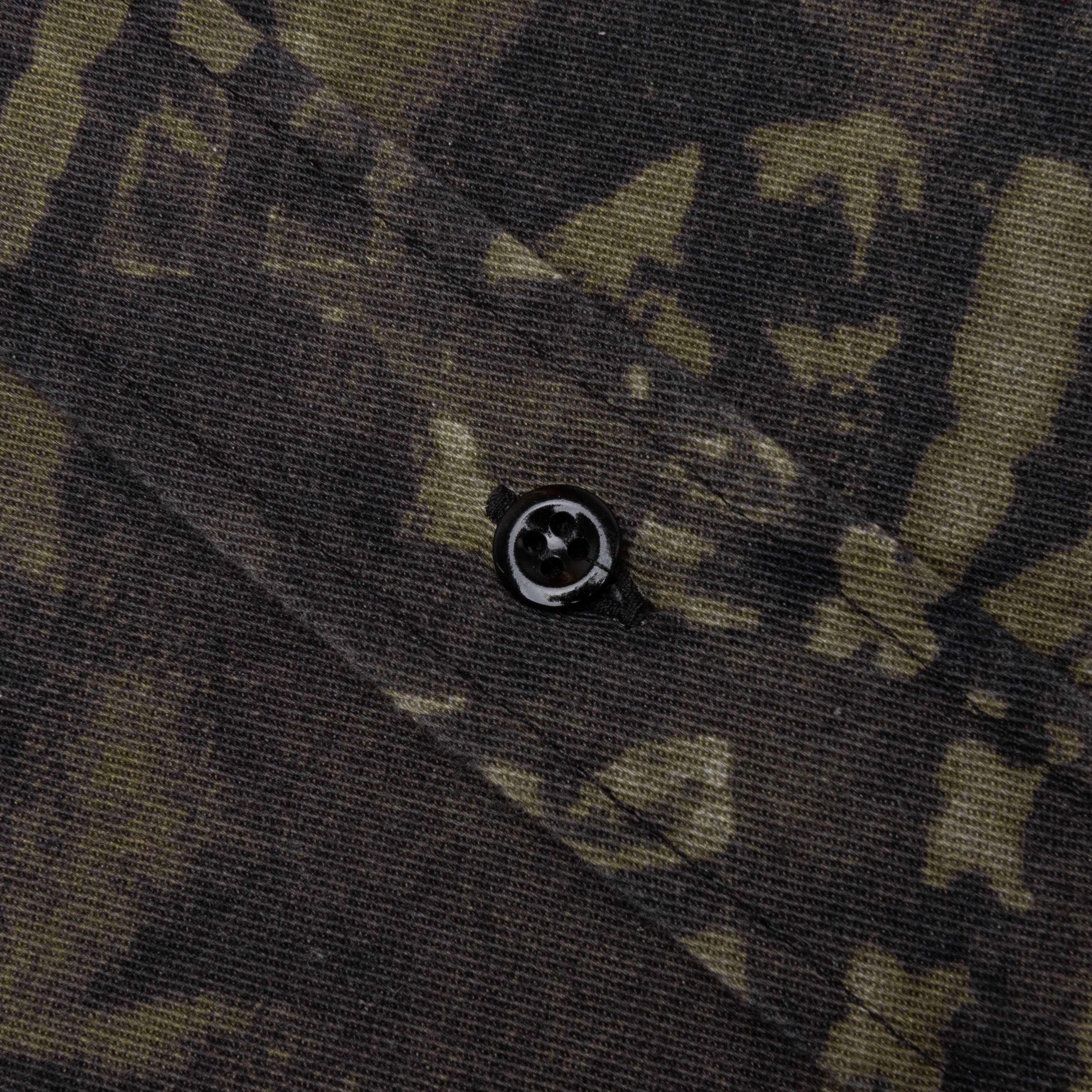 Osetar Boot Print Overshirt Washed Black
