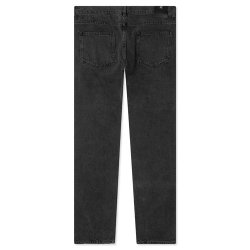 Slashed Skinny Jean Black