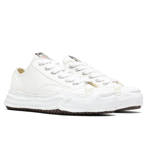 Hank Low OG Sole Toe Cap Canvas Sneaker White