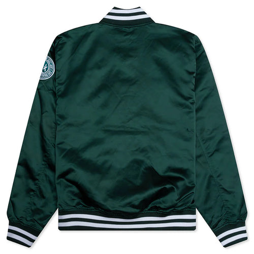 Baseball Varsity Jacket Green