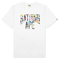 Multi Camo NYC Logo Tee White