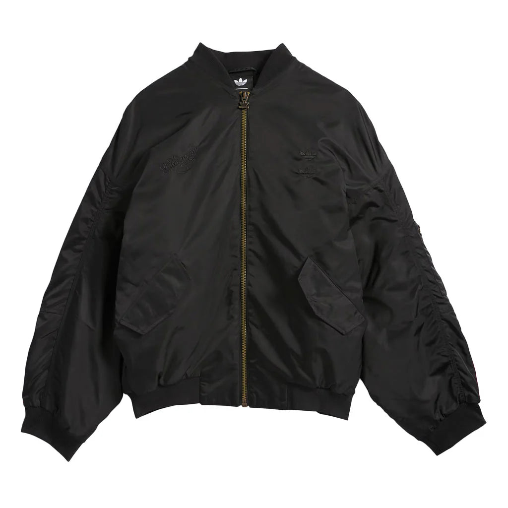 Adidas Originals x Willy Chavarria Satin Bomber Black