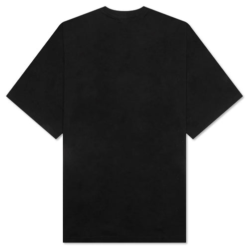 Black Printed T Shirt Black
