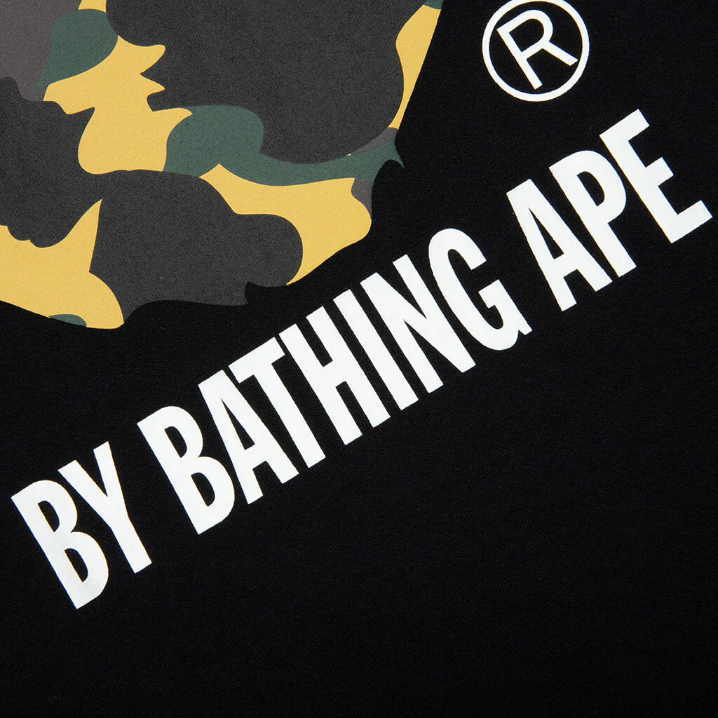 1st Camo by Bathing Ape Tee Black Yellow