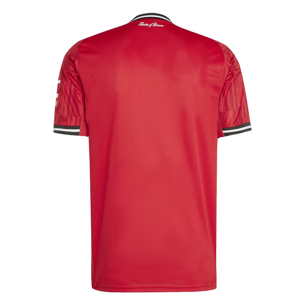 adidas Mens Manchester United Home Jersey 25 26 Red