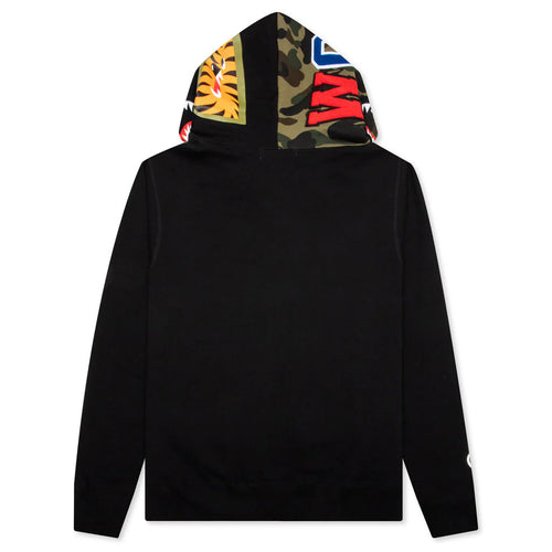 Shark Full Zip Hoodie Black