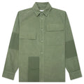 Patchwork Overshirt Green