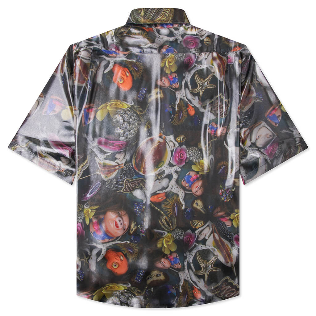 Short Sleeve Shirt Black Multi