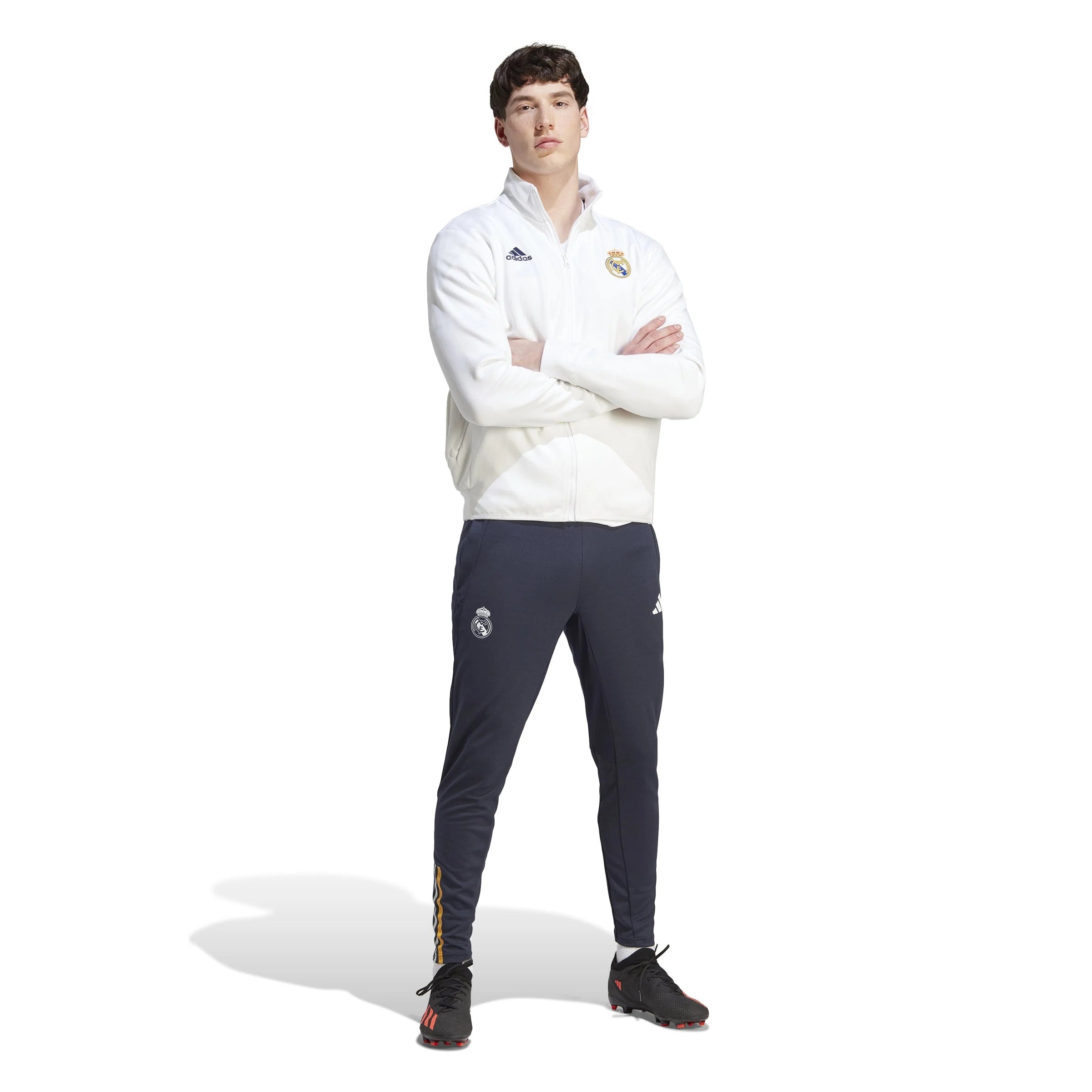 adidas Real Madrid Anthem Jacket White