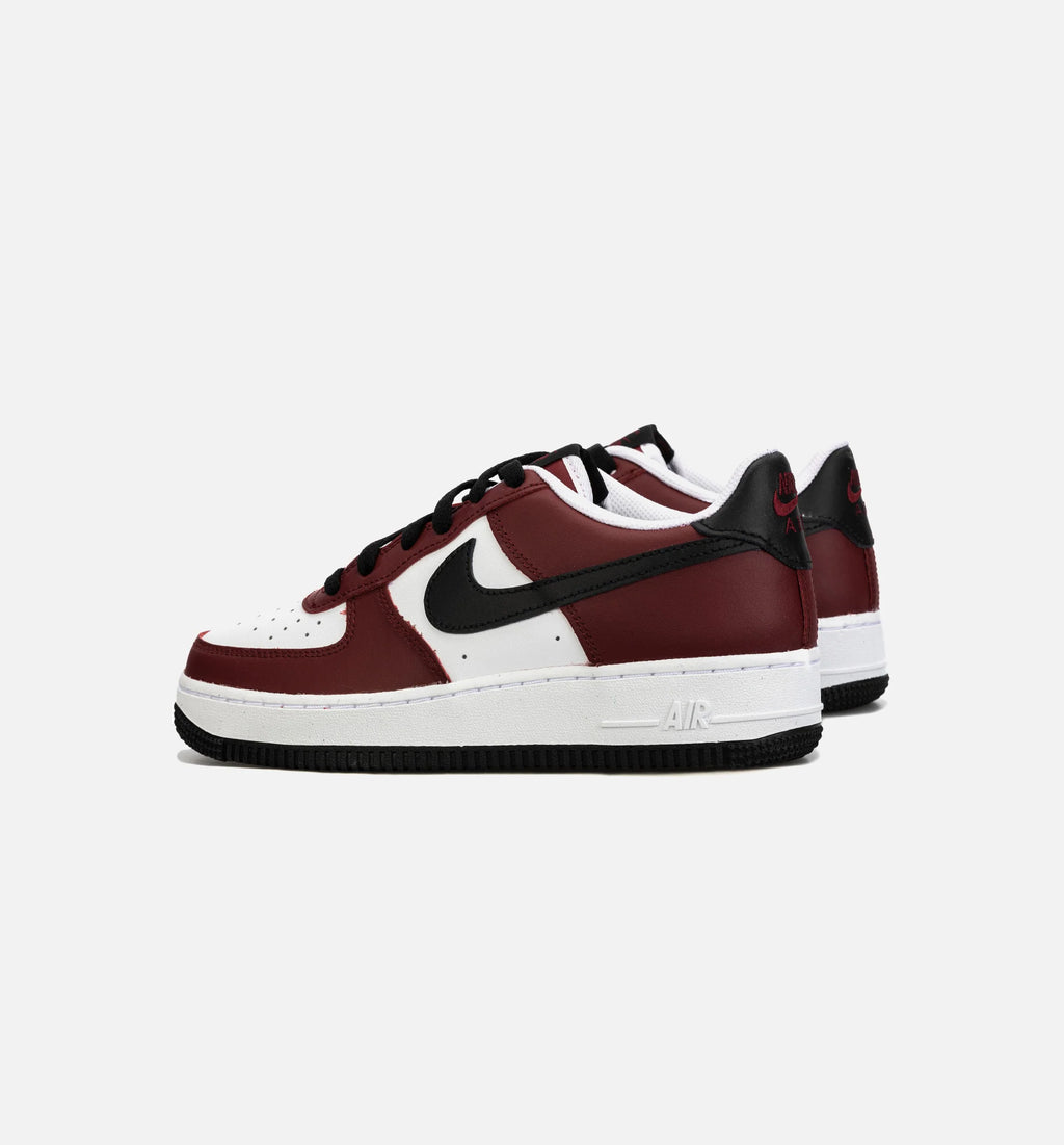 Air Force 1 LV8 Team Red Black Grade School Lifestyle Shoe Red Black