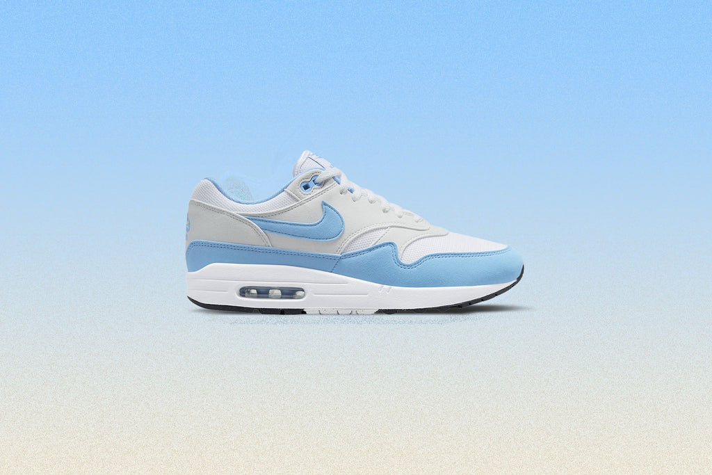 Air Max 1 White University Blue Photon Dust