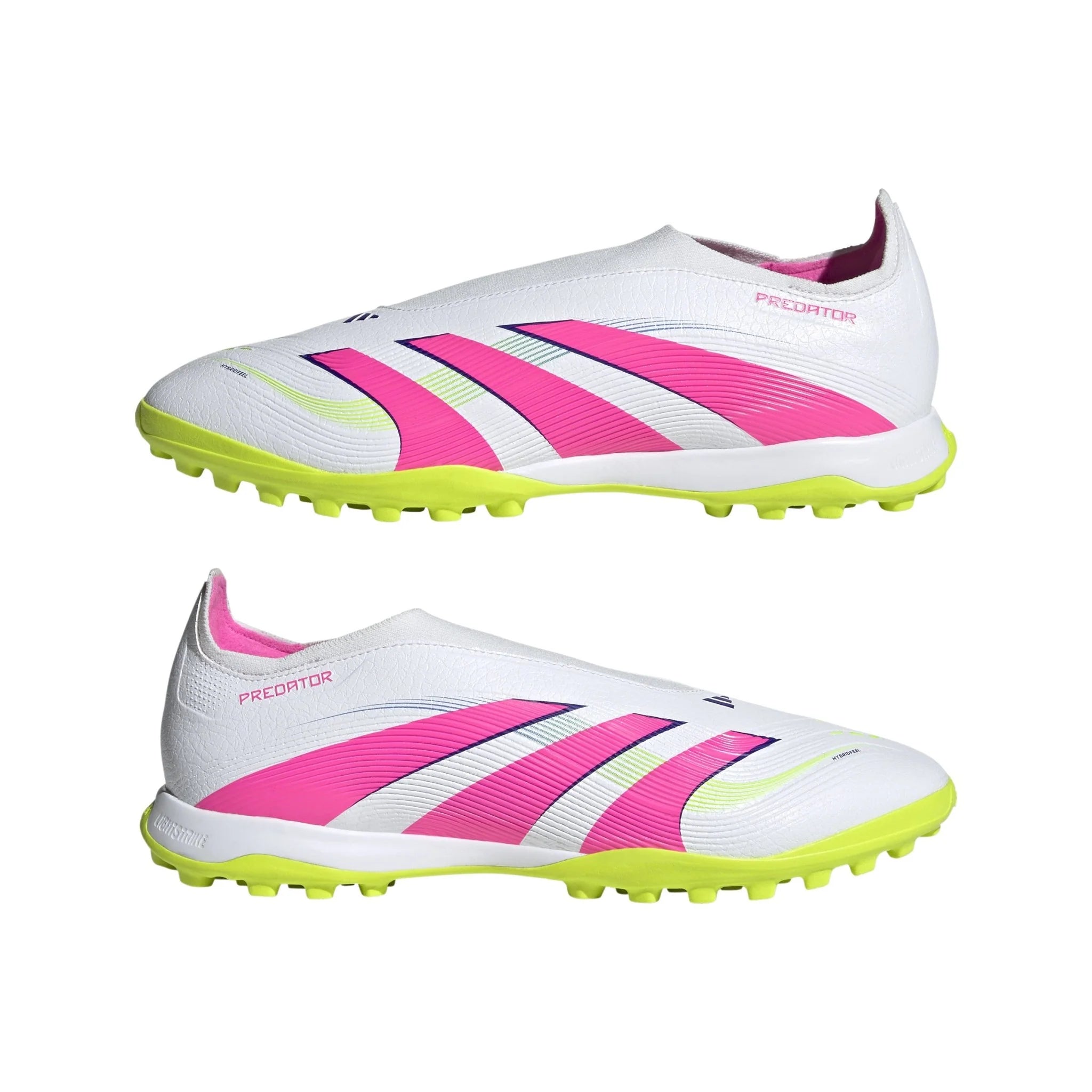adidas Predator League Laceless Turf Boots White Pink