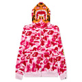 Abc Camo Tiger Full Zip Hoodie Pink
