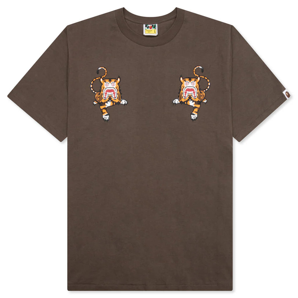 Bape Tiger Tee Brown