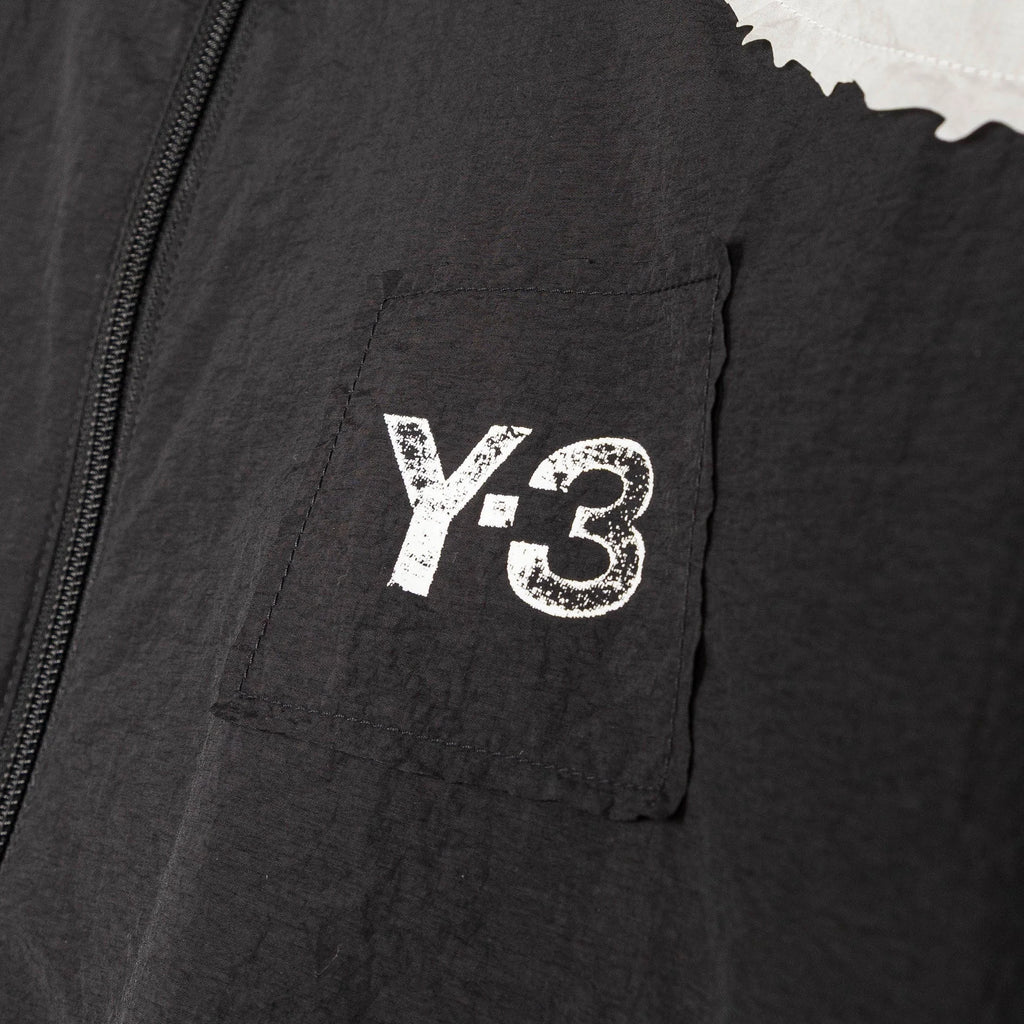 Y-3 Raw Edge 3 Stripes Nylon Shell Jacket