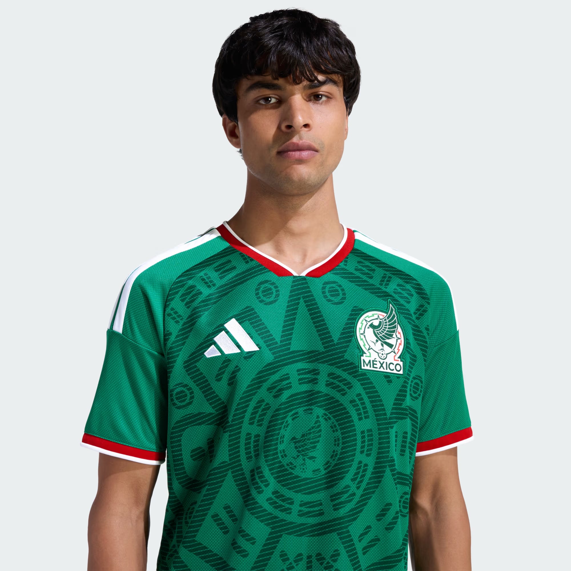 adidas Mexico Home Mens Soccer Jersey 26 Green