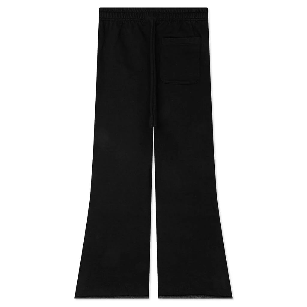 Flare Sweat Pants Black