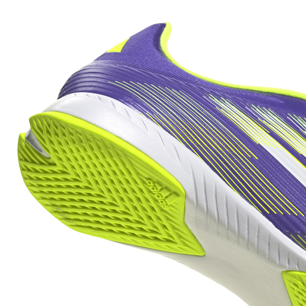 adidas F50 League Indoor Soccer Shoes Purple White Lemon